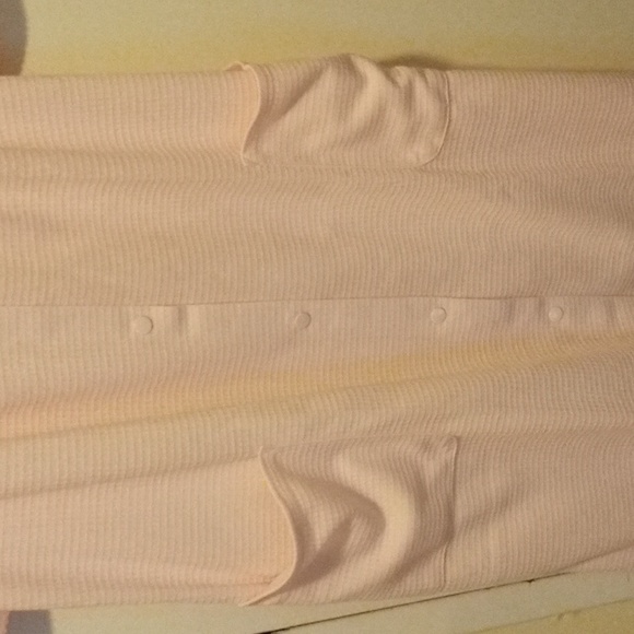 Adonna Womens Pink Snap Front Duster - Picture 3 of 4